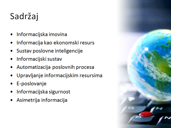 Kolokvij 1 prezentacija: Informacijska imovina